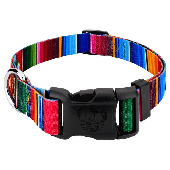 Country Brook Petz® Serape Everyday Dog Collar - Made in the U.S.A., Medium