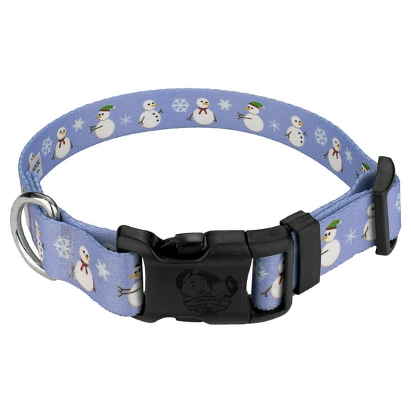 Country Brook Petz® Deluxe Snowman Dog Collar - Made In The U.S.A., Extra Small