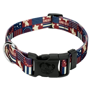 Country Brook Petz® Deluxe Spirit of '76 Dog Collar - Made in the U.S.A., Small