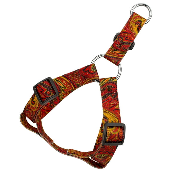 Country Brook Petz® Fire Paisley Step-In Dog Harness, Large