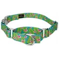 thumbnail image 1 of Country Brook Petz® Flamingos Martingale Dog Collar with Premium Buckle, Extra Large, 1 of 5
