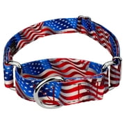 Country Brook Petz® Flying Free Reflective Martingale Dog Collar, Large
