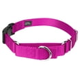 thumbnail image 1 of Country Brook Petz® Fuchsia Durable Nylon Martingale with Deluxe Buckle - Made in the USA, Large, 1 of 7