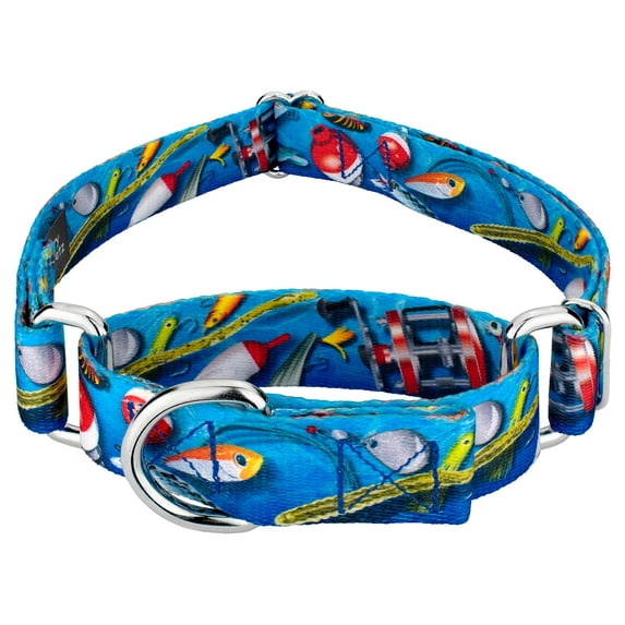 Country Brook Petz® Gone Fishin' Martingale Dog Collar, Large