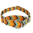 thumbnail image 1 of Country Brook Petz® Harvest Chevron Martingale Dog Collar, Small, 1 of 5