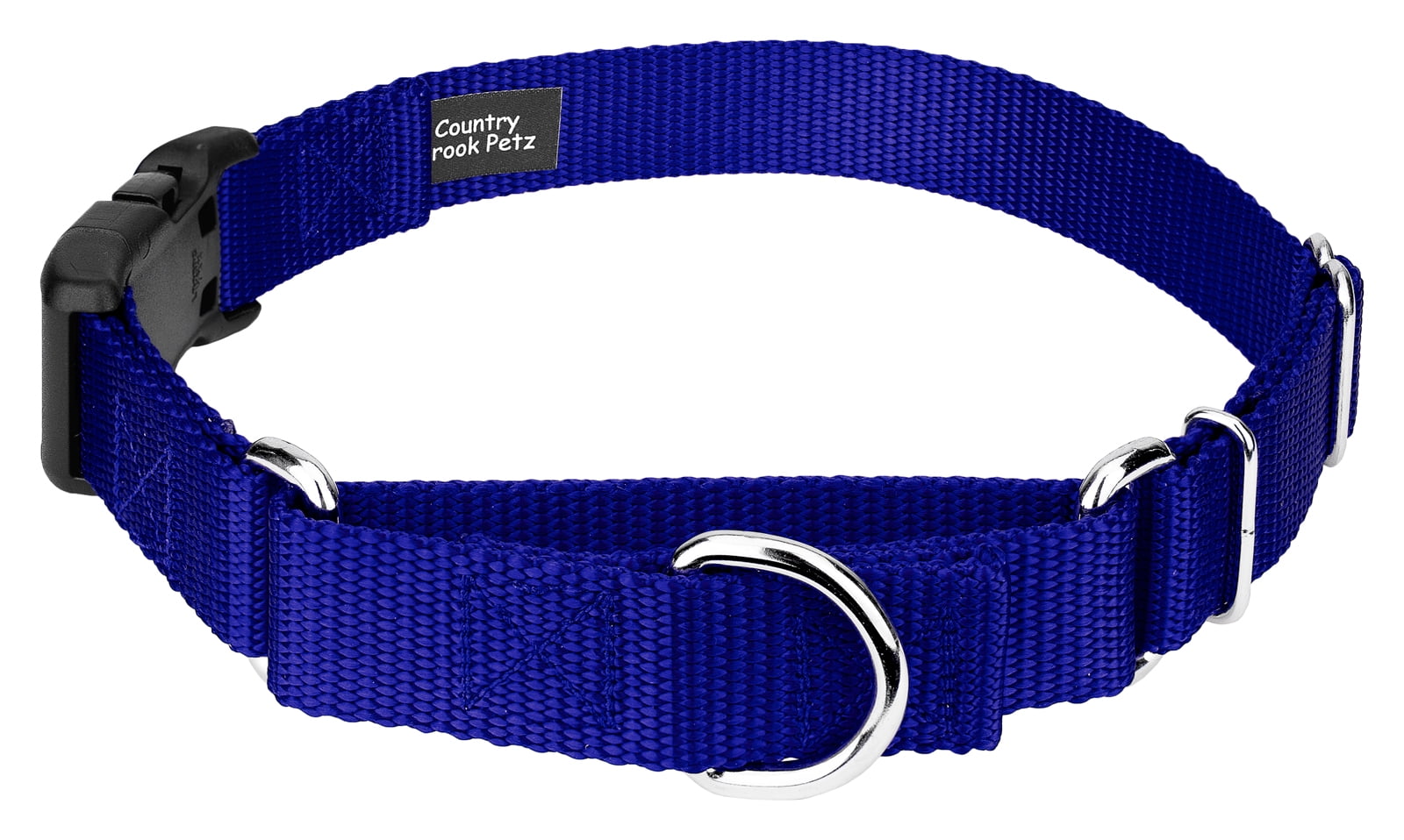 Country Brook Petz® Heavy Duty Nylon Martingale Dog Collar with Plastic ...