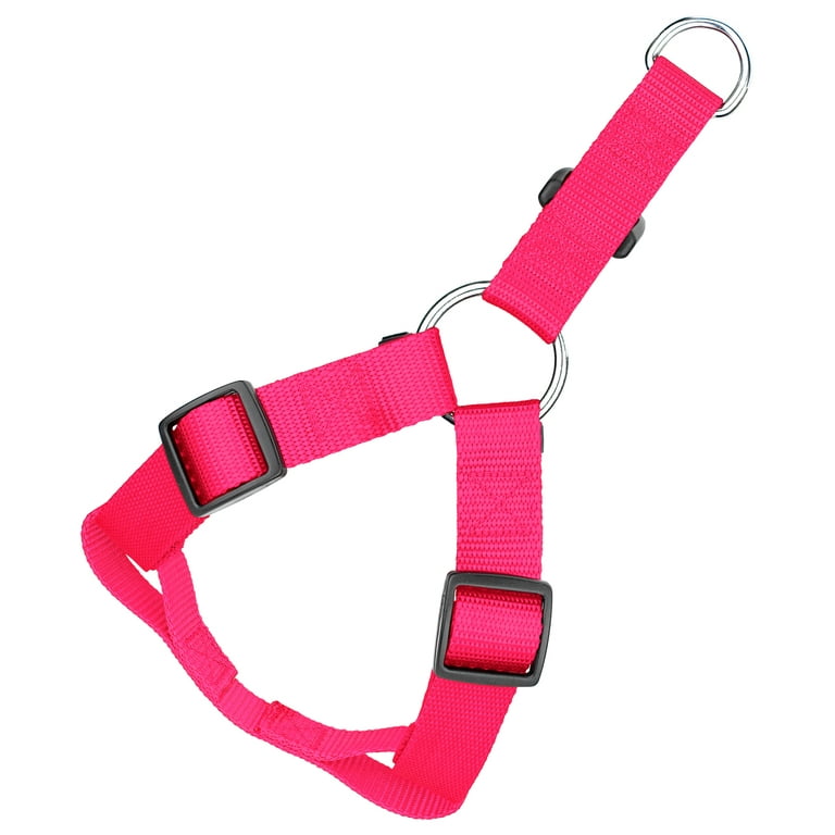 Pink dog top harness medium
