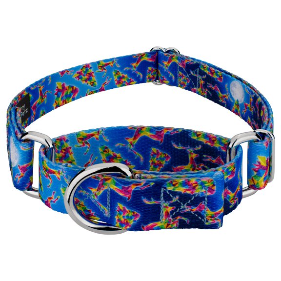 Country Brook Petz® Kaleido Christmas Martingale Dog Collar Limited Edition, 2XS