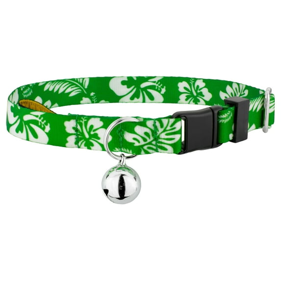 Country Brook Petz® Kelly Green Hawaiian Cat Collar