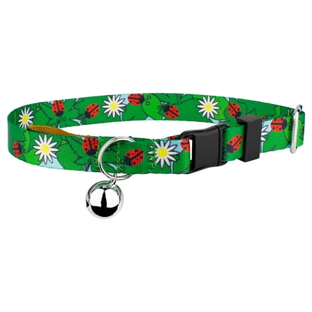 Country Brook Petz® Ladybug Picnic Cat Collar