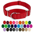 thumbnail image 1 of Country Brook Petz® Martingale Dog Collar - Training Collar with No Buckle (Red, Small), 1 of 7