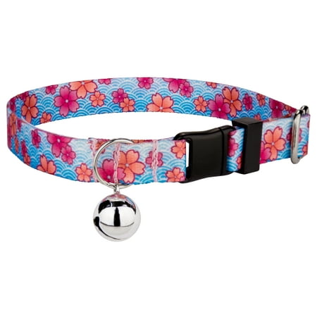 Country Brook Petz® Pink April Blossoms Cat Collar