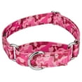 thumbnail image 1 of Country Brook Petz® Pink Bone Camo Reflective Martingale Dog Collar, Medium, 1 of 6