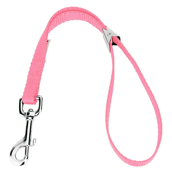 Country Brook Petz - Pink Nylon Spring Loaded Grooming Loop with 9 Vibrant Colors (20 Inch, 5/8 Inch Wide)