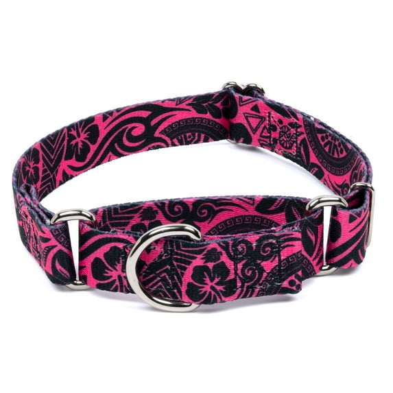 Country Brook Petz® Pink Polynesian Martingale Dog Collar, Large