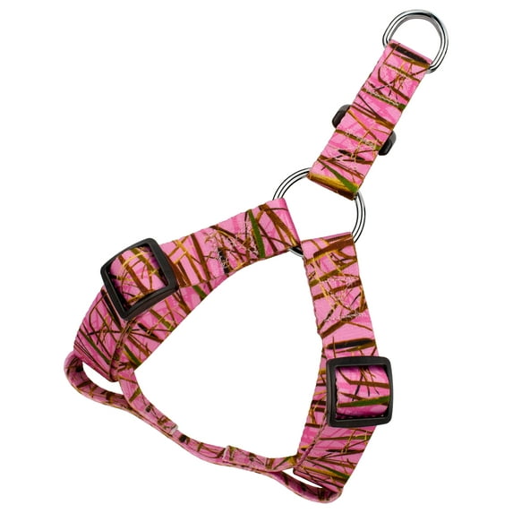 Country Brook Petz® Pink Waterfowl Camo Step-In Dog Harness, Large