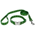thumbnail image 1 of Country Brook Petz® Premium Candy Cane Christmas Dog Collar and Leash, Medium, 1 of 7