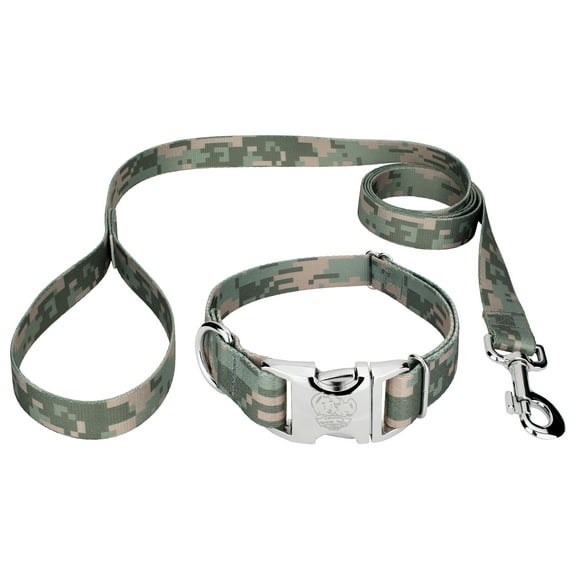 Country Brook Petz® Premium Digital Camo Collar and Leash Limited Edition, Small