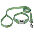 thumbnail image 1 of Country Brook Petz® Premium Flamingos Dog Collar and Leash, Medium, 1 of 6