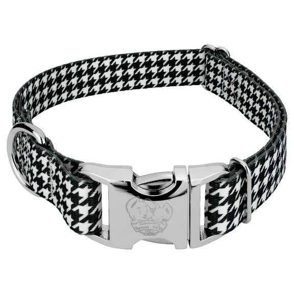 Country Brook Petz® Premium Houndstooth Dog Collar, Large