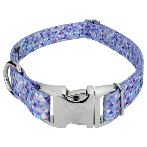 Country Brook Petz® Premium Mermaid Mosaic Dog Collar, Large
