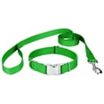 thumbnail image 1 of Country Brook Petz® Premium Nylon Dog Collar and Leash - Hot Lime Green, Large, 1 of 7