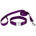 thumbnail image 1 of Country Brook Petz® Premium Nylon Dog Collar and Leash - Purple, Large, 1 of 7