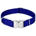 thumbnail image 1 of Country Brook Petz® Premium Nylon Dog Collar with Metal Buckle for Small Medium Large Breeds (Large, 1 Inch, Bright Royal Blue), 1 of 4