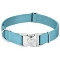 thumbnail image 1 of Country Brook Petz® Premium Nylon Dog Collar with Metal Buckle for Small Medium Large Breeds (Large, 1 Inch, Ocean Blue), 1 of 6