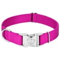 thumbnail image 1 of Country Brook Petz® Premium Nylon Dog Collar with Metal Buckle for Small Medium Large Breeds (Small, 3/4 Inch, Fuchsia), 1 of 4