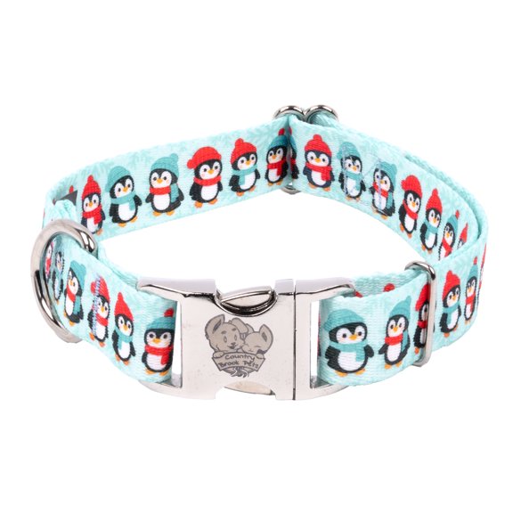 Country Brook Petz® Premium Penguin Pals Dog Collar, Medium