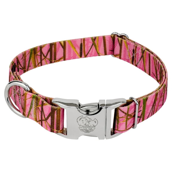 Country Brook Petz® Premium Pink Waterfowl Camo Dog Collar, Extra Large