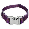thumbnail image 1 of Country Brook Petz® Premium Purple Paisley Reflective Dog Collar, Large, 1 of 5