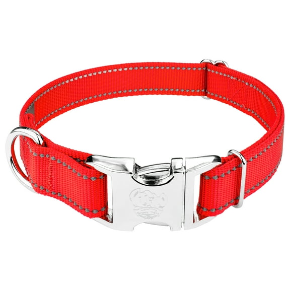 Country Brook Petz - Premium Reflective Nylon Dog Collar