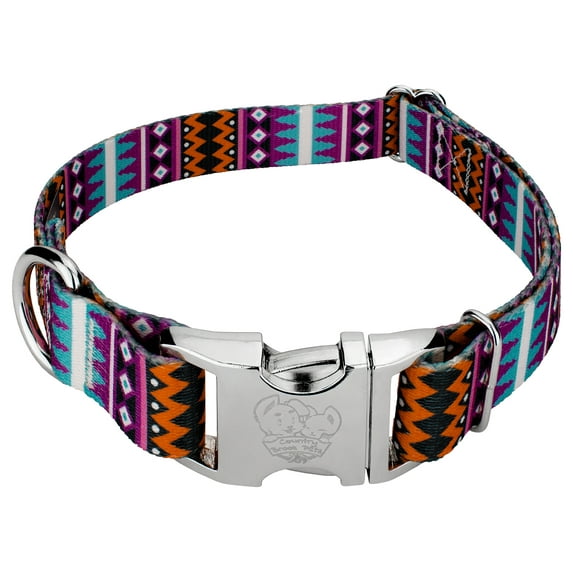 Country Brook Petz® Premium Santa Fe Dog Collar, Medium