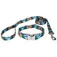 thumbnail image 1 of Country Brook Petz® Premium Tie Dye Flowers Dog Collar and Leash, Extra Large, 1 of 6