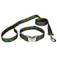 thumbnail image 1 of Country Brook Petz® Premium Tie Dye Stripes Dog Collar and Leash, Small, 1 of 6