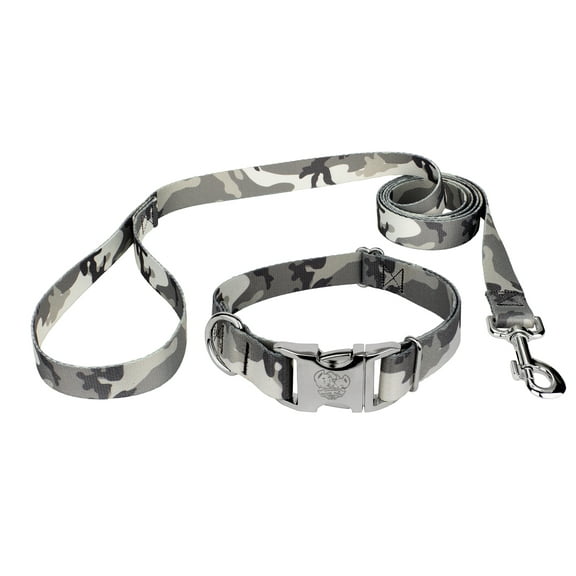Country Brook Petz® Premium Urban Camo Dog Collar and Leash, Large
