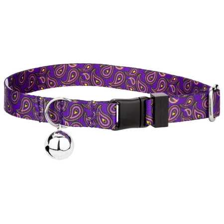 Country Brook Petz® Purple Paisley Cat Collar