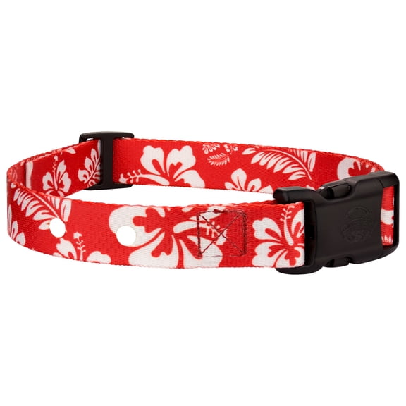 Country Brook Petz® Red Hawaiian Replacement Collar For Dog Fence Receivers