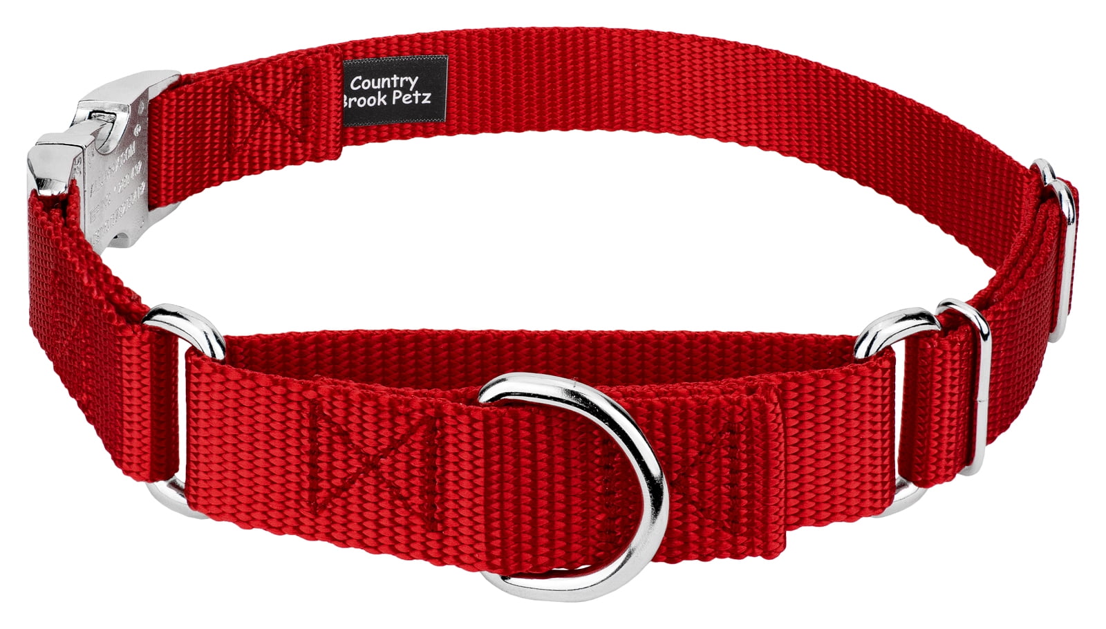 Country Brook Petz® Fuchsia Heavyduty Nylon Martingale with