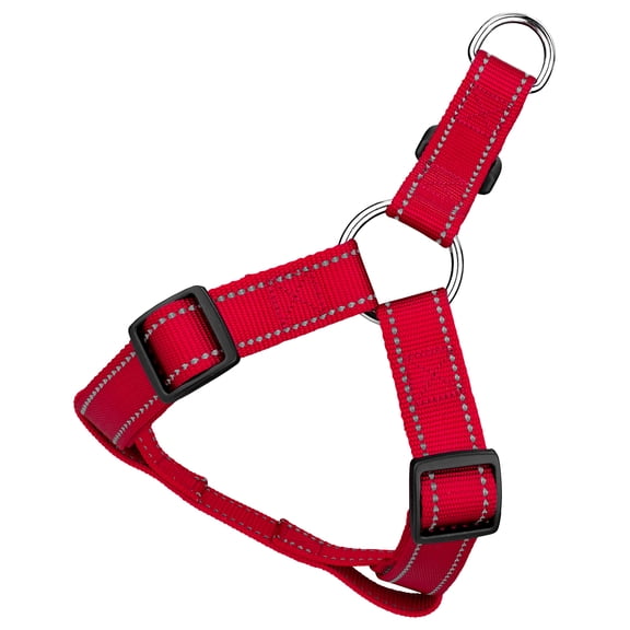 Country Brook Petz® Red Reflective Nylon Step-In Dog Harness - Large