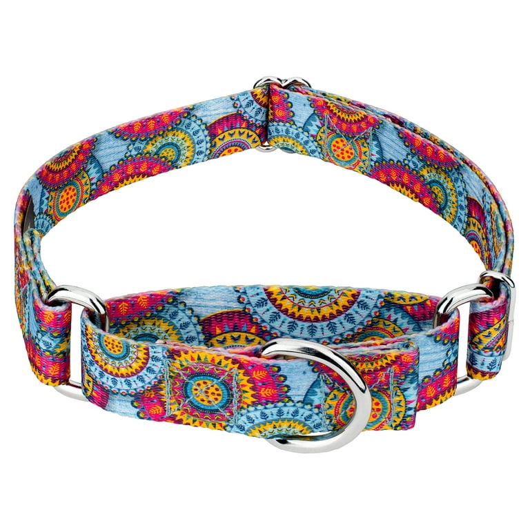 Country Brook Petz Sky Mandala Martingale Dog Collar Groovy Collection Featuring Far Out Designs Walmart