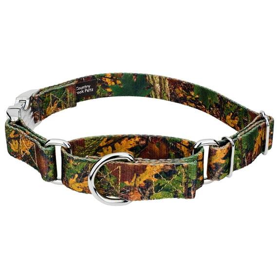 Country Brook Petz® Southern Forest Camo Martingale with Premium Buckle, Medium