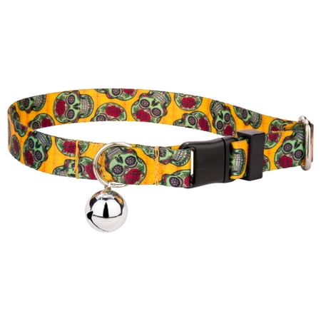 Country Brook Petz® Sugar Skulls Cat Collar