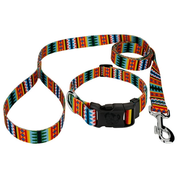 Country Brook Petz® Summer Pines Everyday Dog Collar and Leash, Extra Large