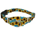 thumbnail image 1 of Country Brook Petz® Sunflowers Martingale Dog Collar with Plastic Buckle, Medium, 1 of 7