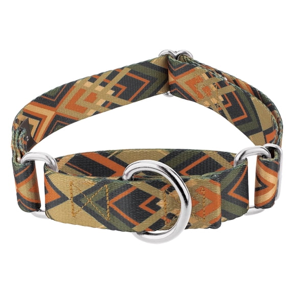 Country Brook Petz® Terracotta Arrows Martingale Dog Collar, 2XS