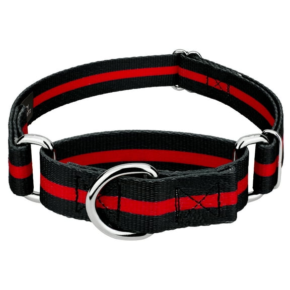 Country Brook Petz® Thin Red Line Martingale Dog Collar, Extra Small