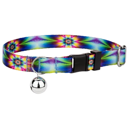 Country Brook Petz® Tie Dye Flowers Cat Collar